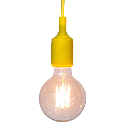 Yellow Colour Silicone Ceiling Pendant Light
