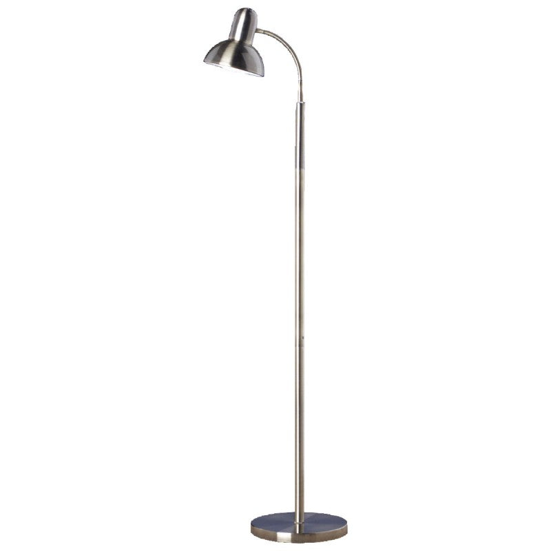 Ben Classic Floor Lamp Brushed Chrome