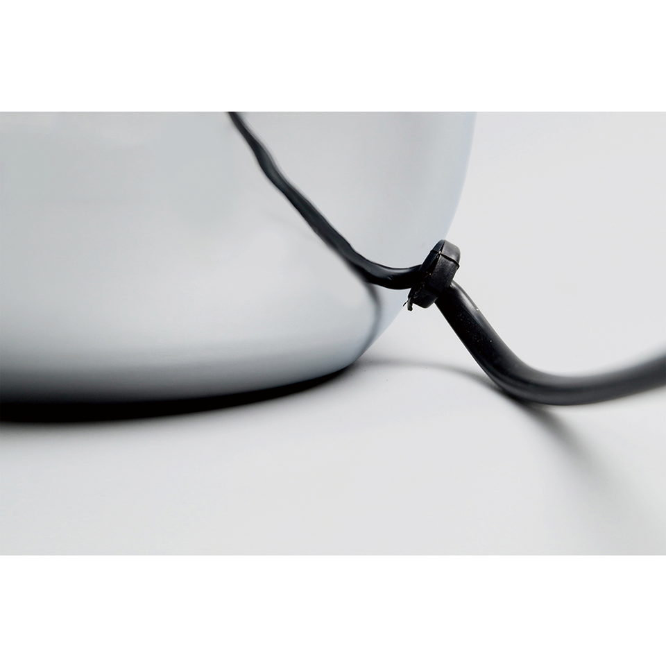 Libby Touch Table Lamp - Chrome With White Shade