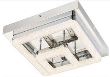 Aegean 24 Watt LED Crystal Ceiling Light 4000k Cool White