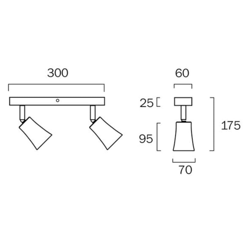 Alvey 2 Spot Light Bar
