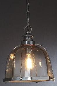 Avery Antique Silver One Light Pendant
