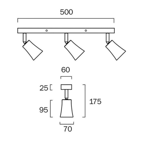 Alvey 3 Spot Light Bar