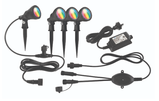 Botanic Smart Wifi Rgb 4 Pack Garden Light Kit