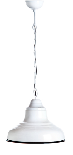 Brasserie White Small Pendant