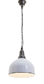 Byron Dome White Pendant