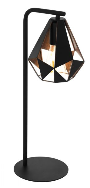 Carlton 4 Black Copper Table Lamp