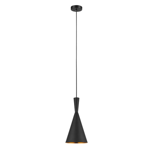 CAVIAR: Black Cone Shape Pendant Light