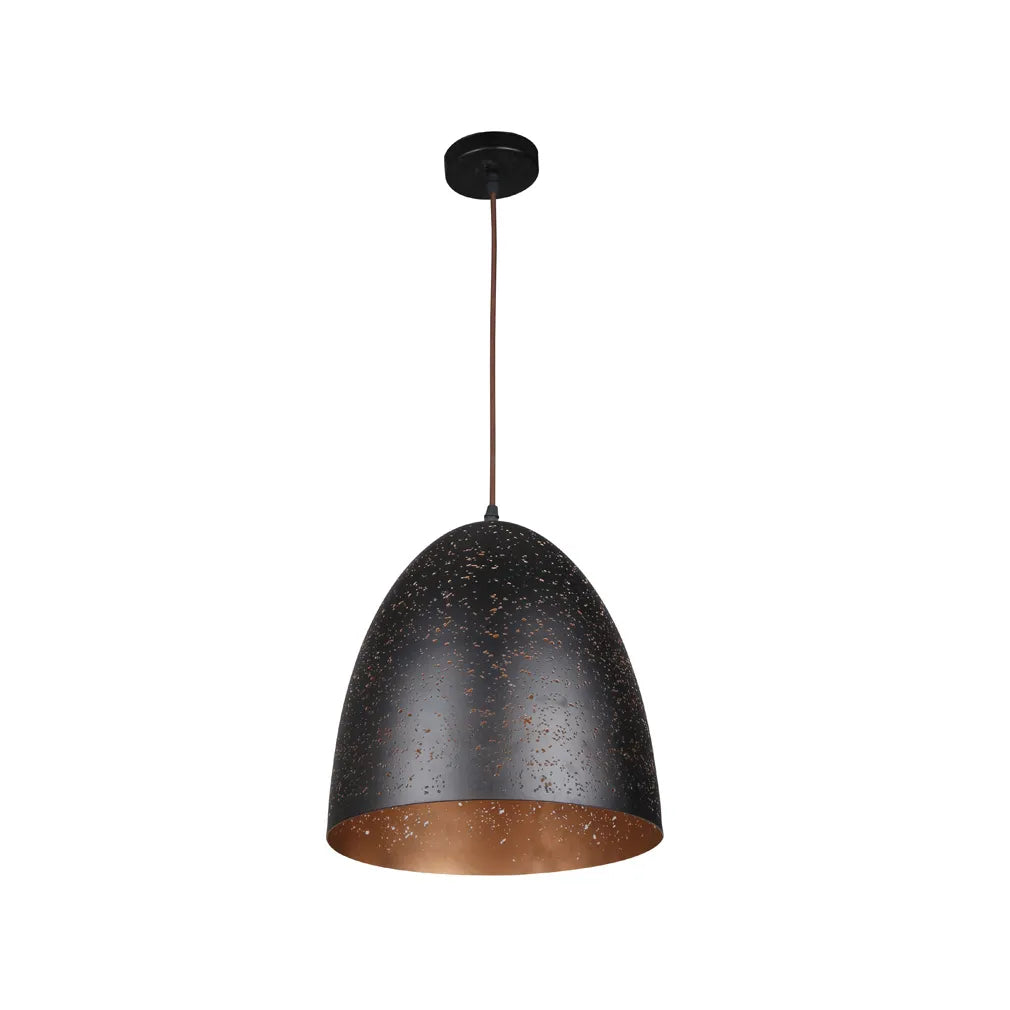 CELESTE: Bohemian Rustic Ellipse Shape Pendant Light