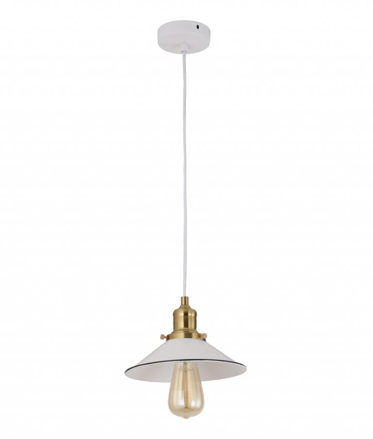 Cerema Interior White With Antique Brass and Black Highlight