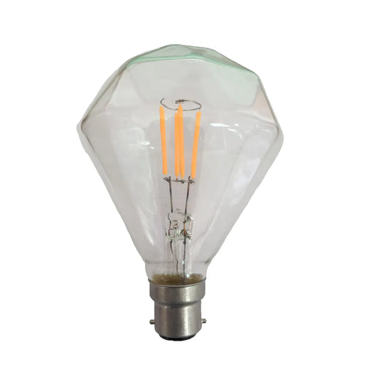 Globe LED Carbon Look Bc St57 (Amber) 4w 2200k 360d (380 Lumens) Wty 3yr