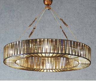 Chelton Large Glass Ring Pendant