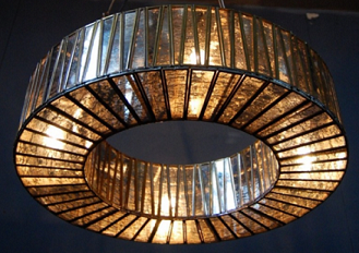 Chelton Small Glass Ring Pendant