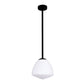 CIOTOLA: Interior Tipped Small Dome Frosted Glass Pendant Lights