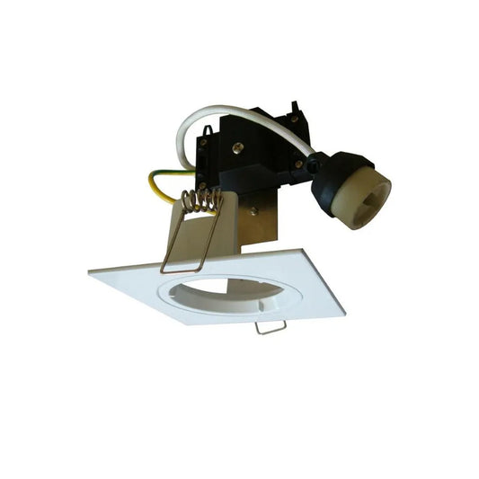 GU10 Fixed Square Downlight Fittings (Cut out: 70mm)