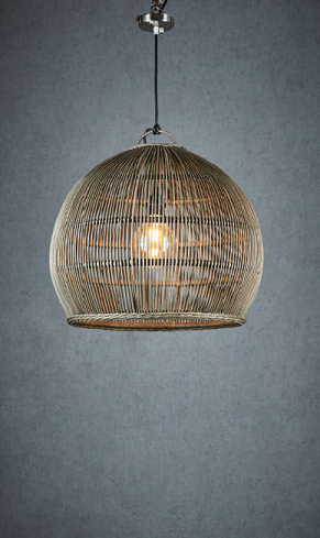 Comores Natural Rattan Pendant