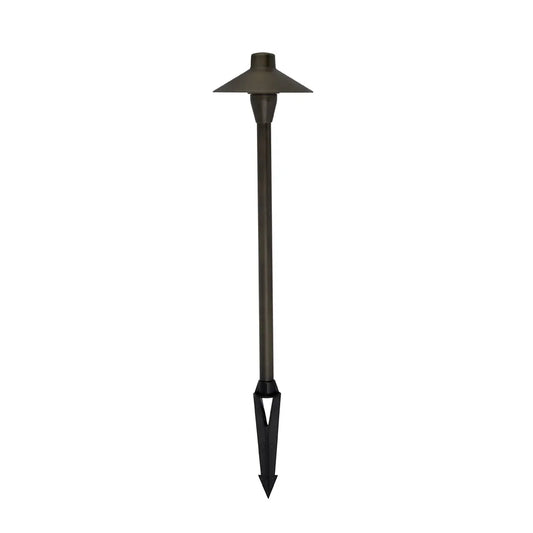 COOLIE: Exterior Coolie Rustic Brass / Matte Black Spike Lights IP54