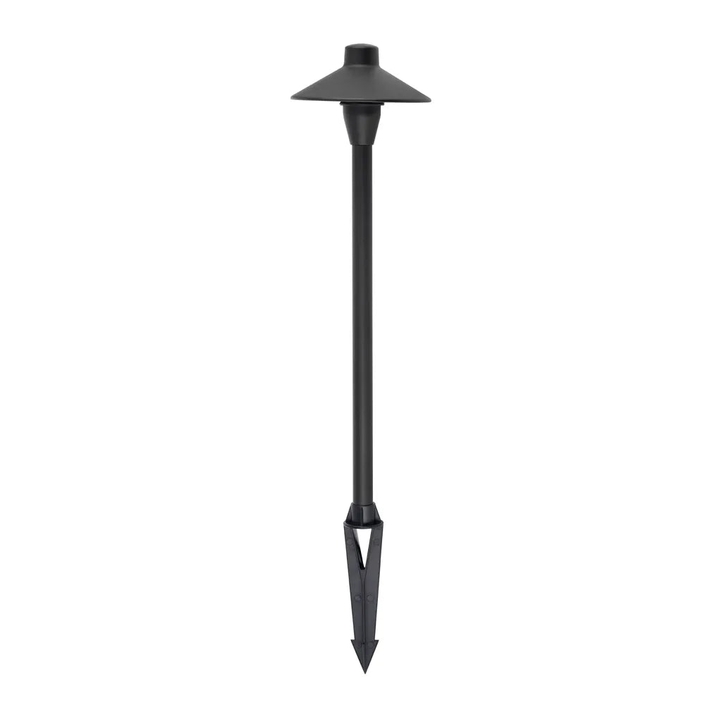 COOLIE: Exterior Coolie Rustic Brass / Matte Black Spike Lights IP54