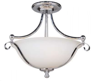 Dallas Close To Ceiling Pendant Chrome