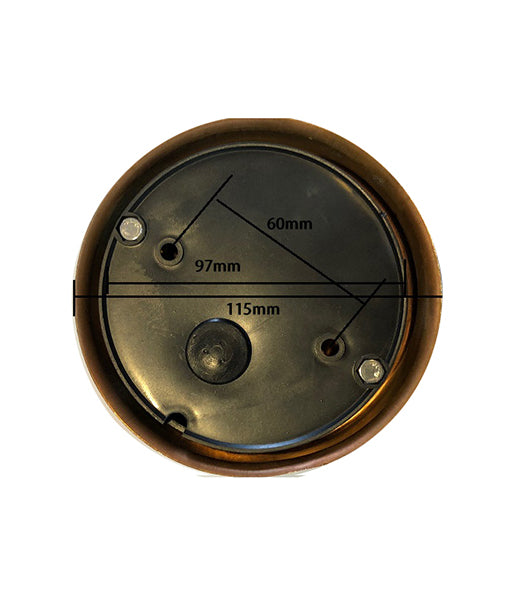 Deksel Interior Aged Copper / Matt Black Pendant