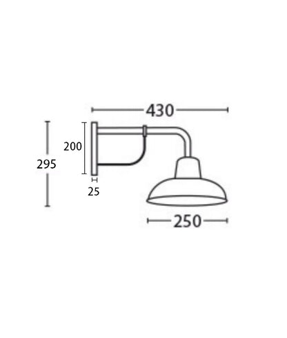 Deksel Aged Copper Interior Wall Exterior Wall Lights