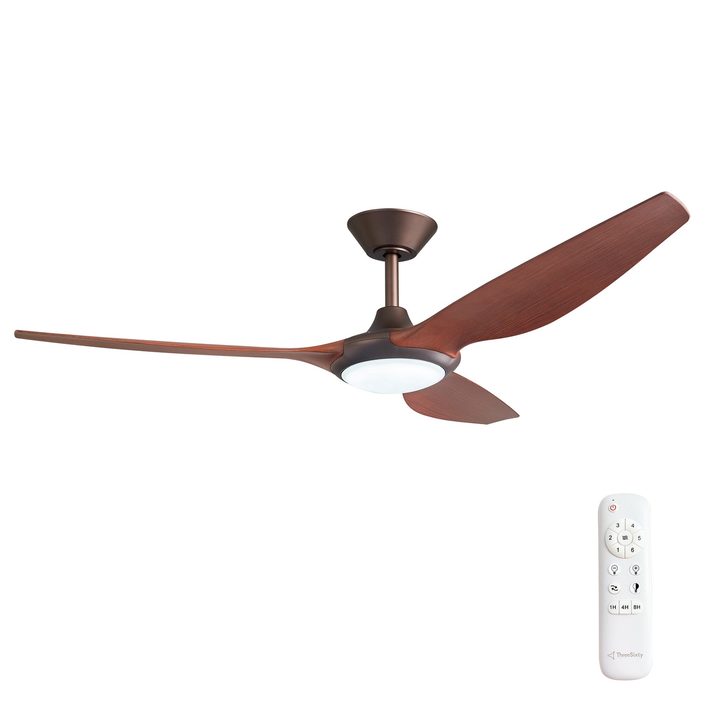 Delta Dc Ceiling Fan - 56inch/142cm + 18w 3cct LED