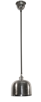 Delta Antique Silver Small Pendant