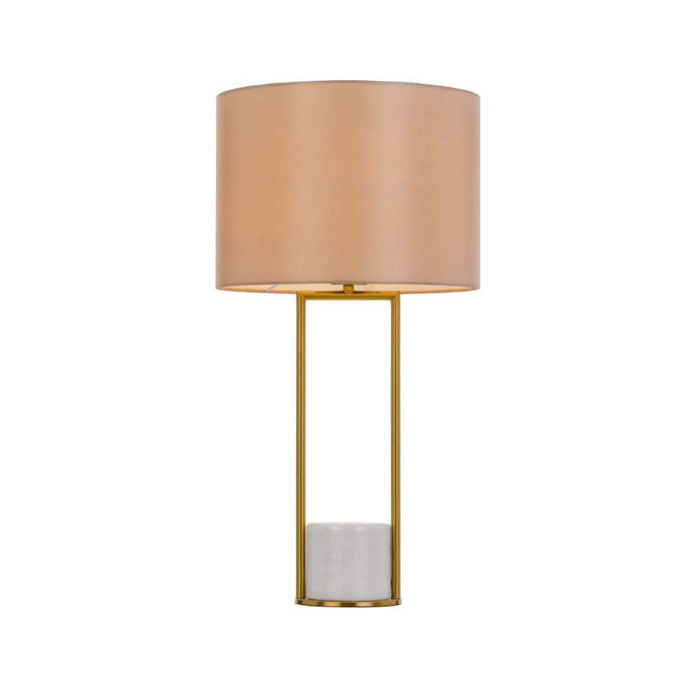 Desire Table Lamp White/Ant Gold/Cream