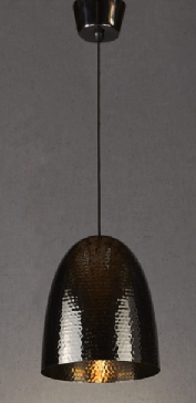 Dolce Beaten Charcoal Pendant Light