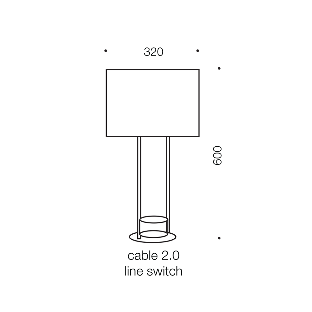 Desire Table Lamp White/Ant Gold/Cream