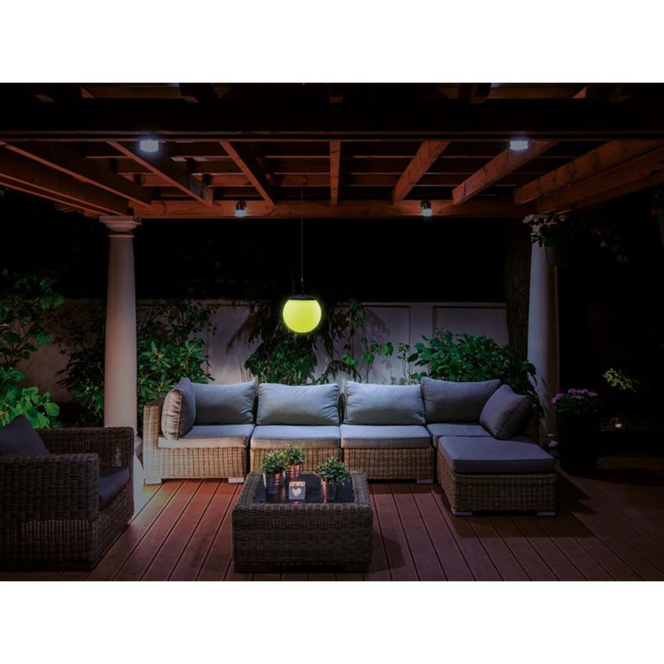 Led Hanging Ball Solar+Dc Power