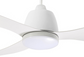 Elite 120cm Ceiling Fan with LED Light - White