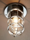 Hamptons Emerald Exterior Antique Silver Ceiling Light