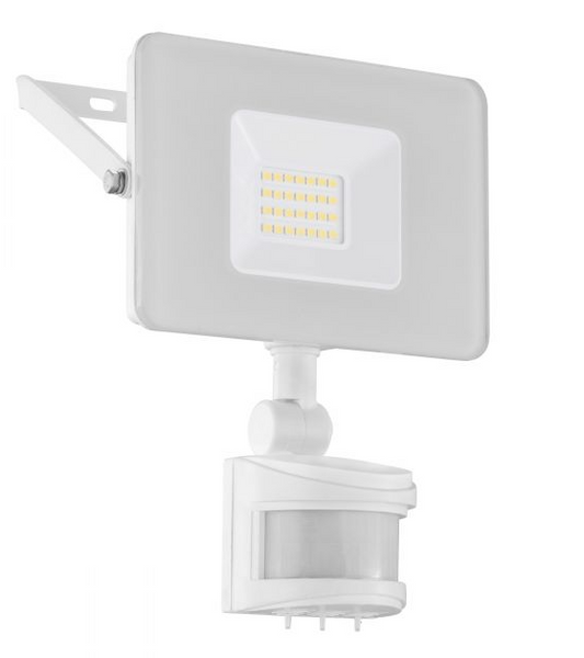 Faedo 20w 5000k LED White Incl Flex Plug Exterior Sensor Flood Light