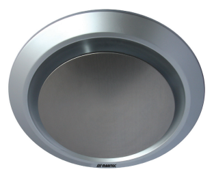 Gyro Ii 250mm Round Silver Exhaust Fan