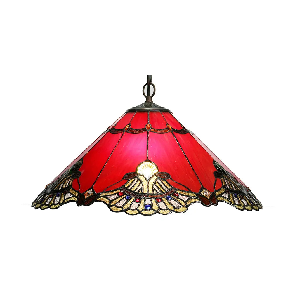 Benita Red Hanging Lamp