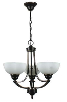 Houston Three Light Pendant Bronze