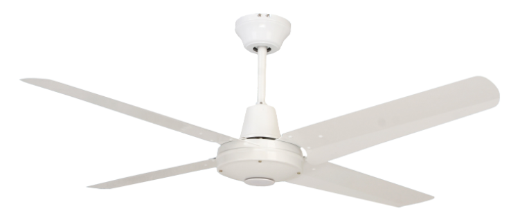 Precision White Ceiling Fan