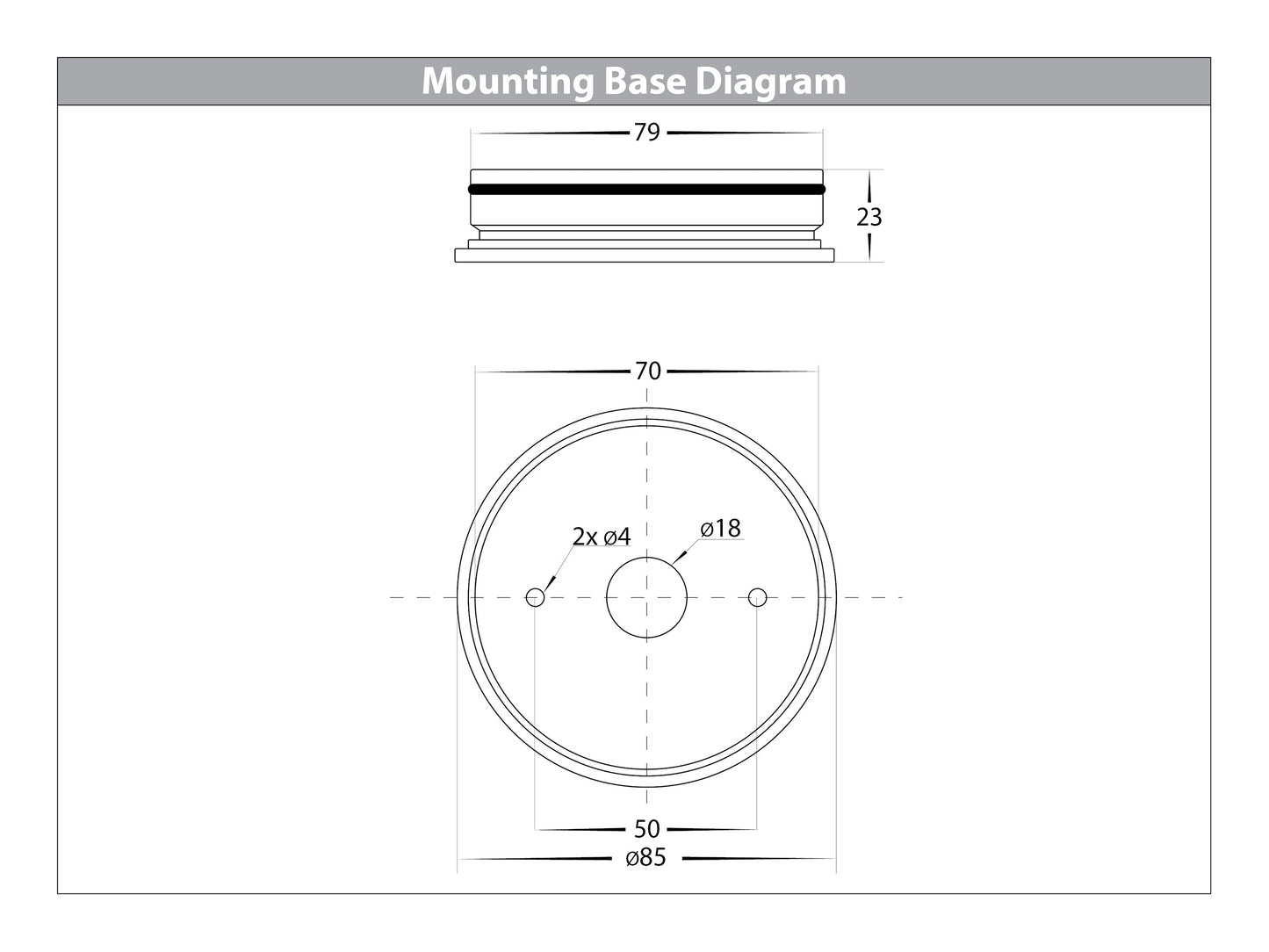 Up & Down Wall Pillar Light Black HV1028t
