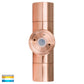 Tivah Solid Copper Tri Colour Up and Down Wall Pillar Lights