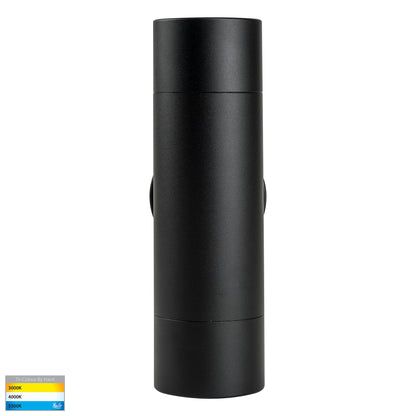 Up & Down Wall Pillar Light Black HV1028t