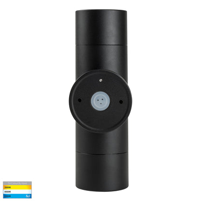 Up & Down Wall Pillar Light Black HV1028t