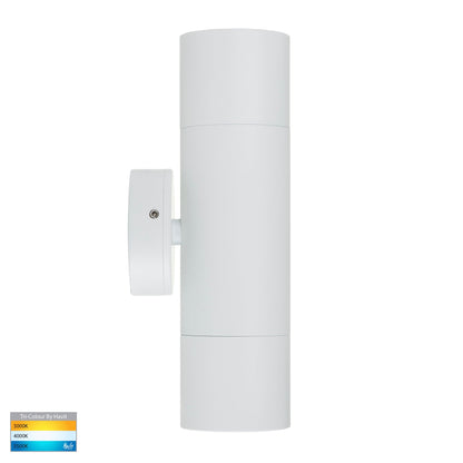 Tivah White Tri Colour Up & Down Wall Pillar Lights