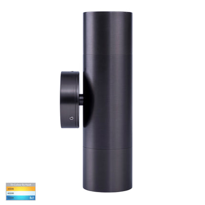 Up and Down Wall Pillar Light Graphite Coloured