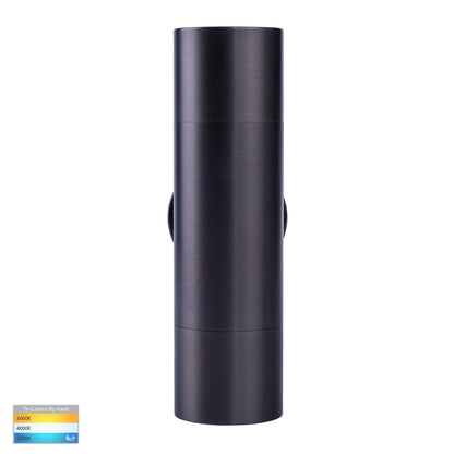 Up and Down Wall Pillar Light Graphite Coloured