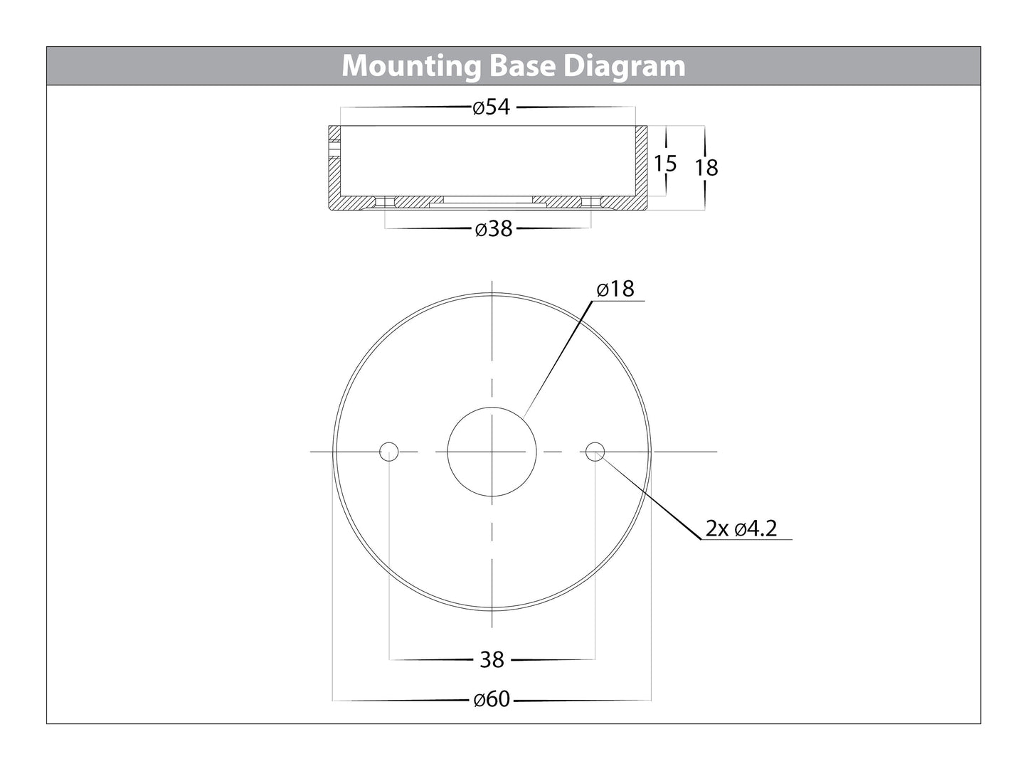 Up & Down Wall Pillar Light Black HV1027mr11nw