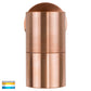 Hv1115t-Hv1117t - Tivah Solid Copper Tri Colour Fixed Down Wall Pillar Lights