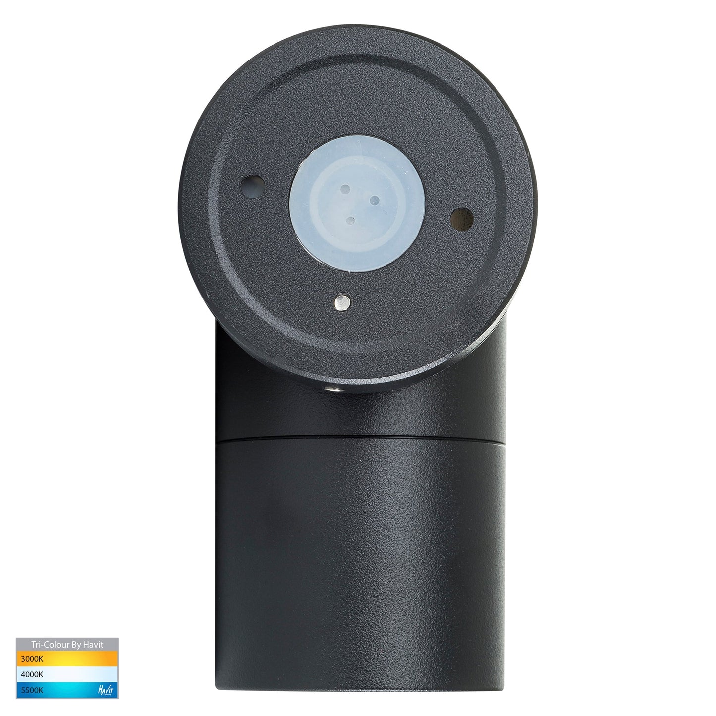 Hv1125t-Hv1127t - Tivah Black Tri Colour Fixed Down Wall Pillar Lights