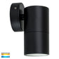 Hv1125t-Hv1127t - Tivah Black Tri Colour Fixed Down Wall Pillar Lights