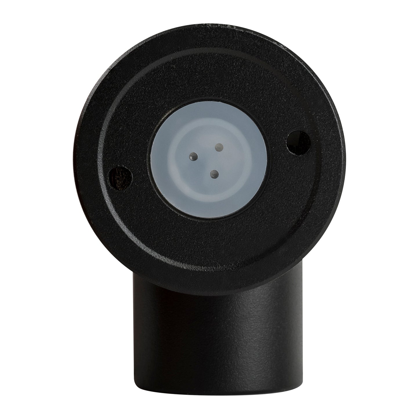 Single Fixed Wall Pillar Light Black